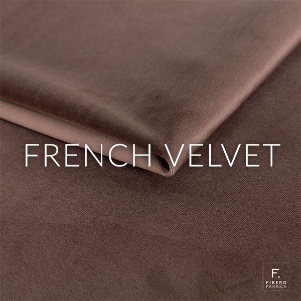 Tkaniny French Velvet Fibero